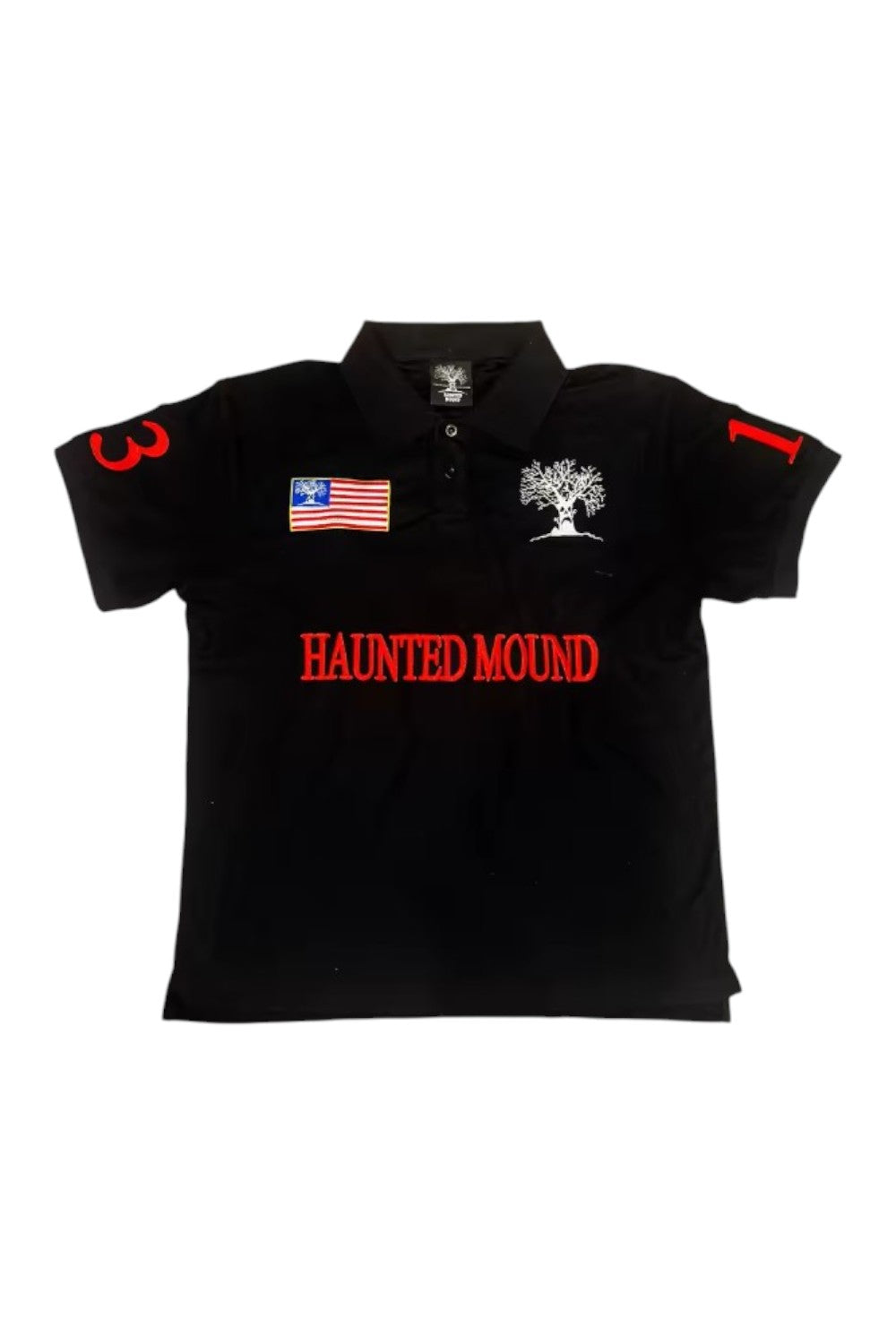 Polo Haunted Mound America Retro Street Hip Hop