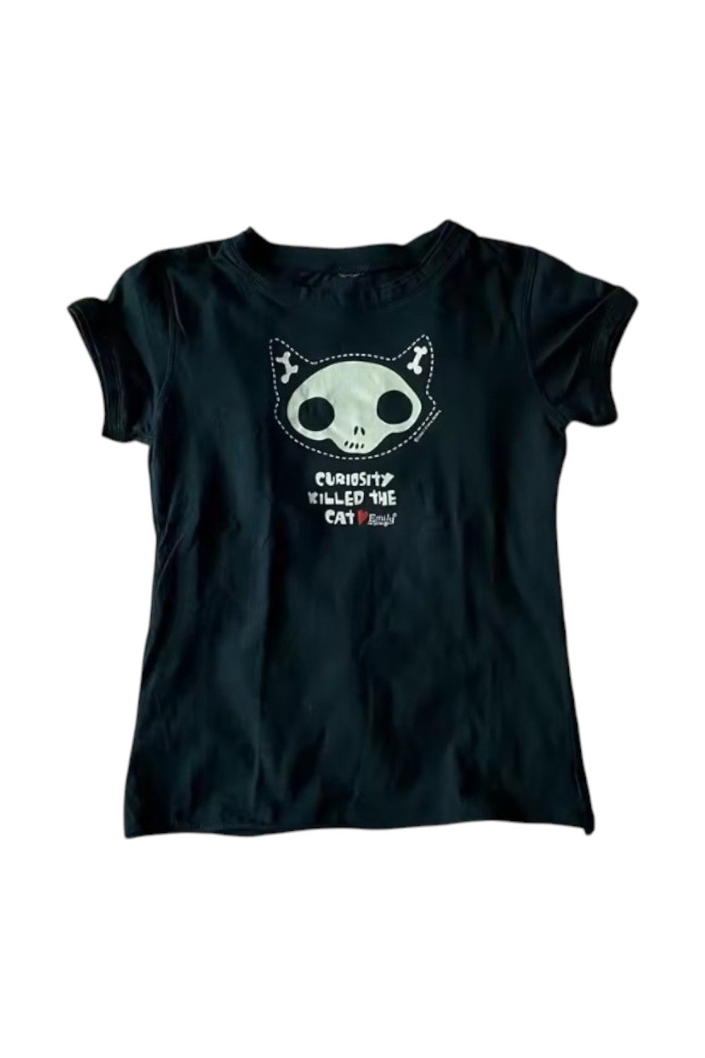 Harajuku Aesthetic Y2k Crop Top "Curiosity"