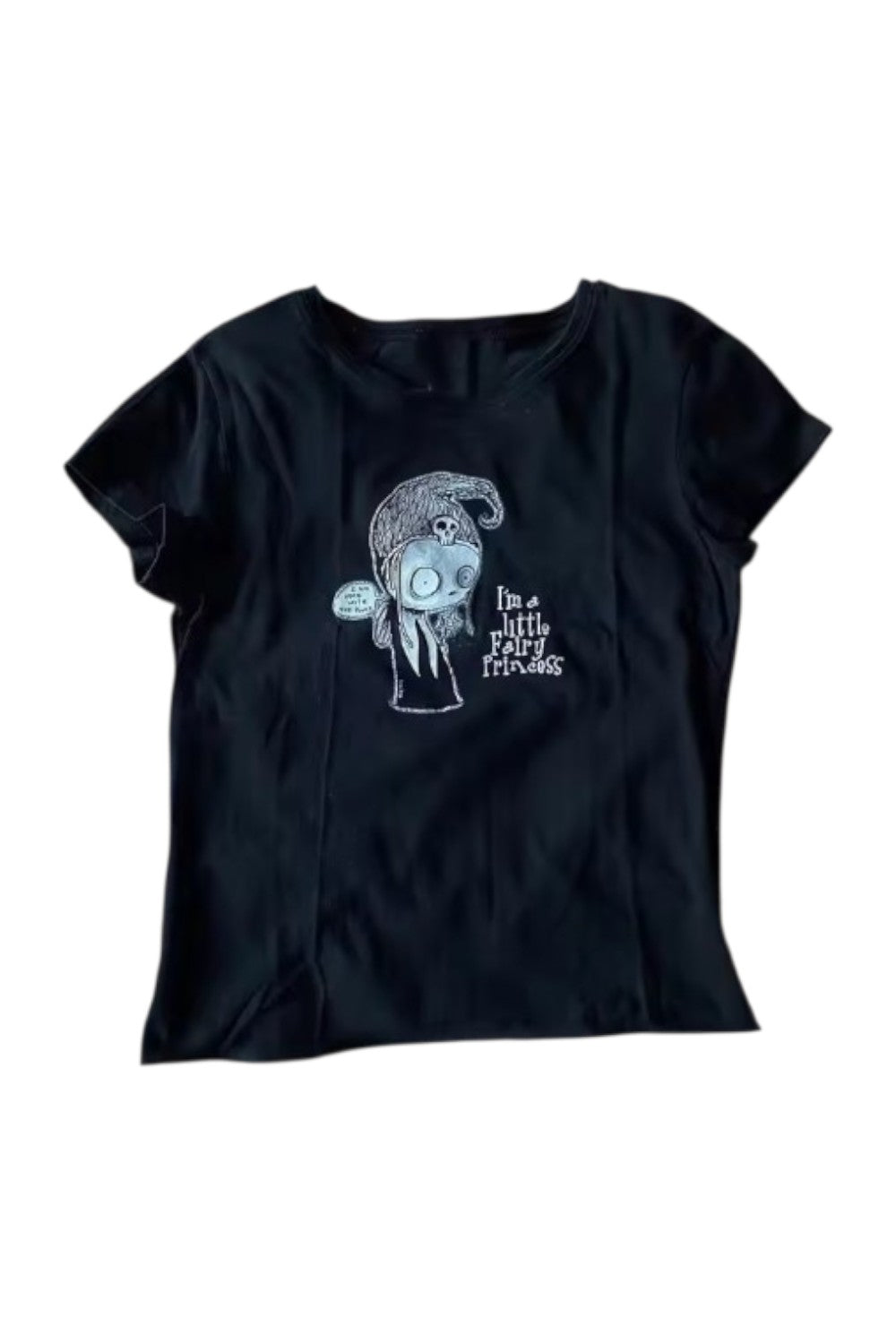 Harajuku Aesthetic Y2k Crop Top "Little Fairy Princess"