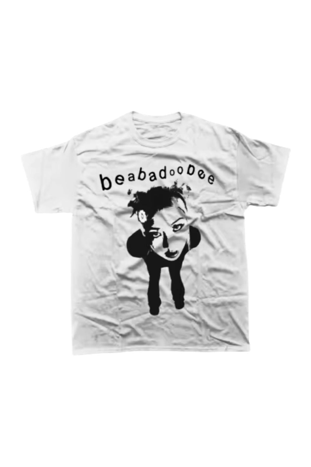 White y2k Cropped T Shirt