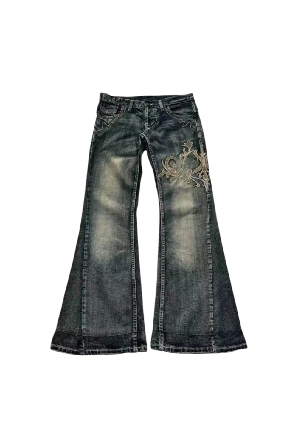 Y2k Retro Harajuku Flared Jeans