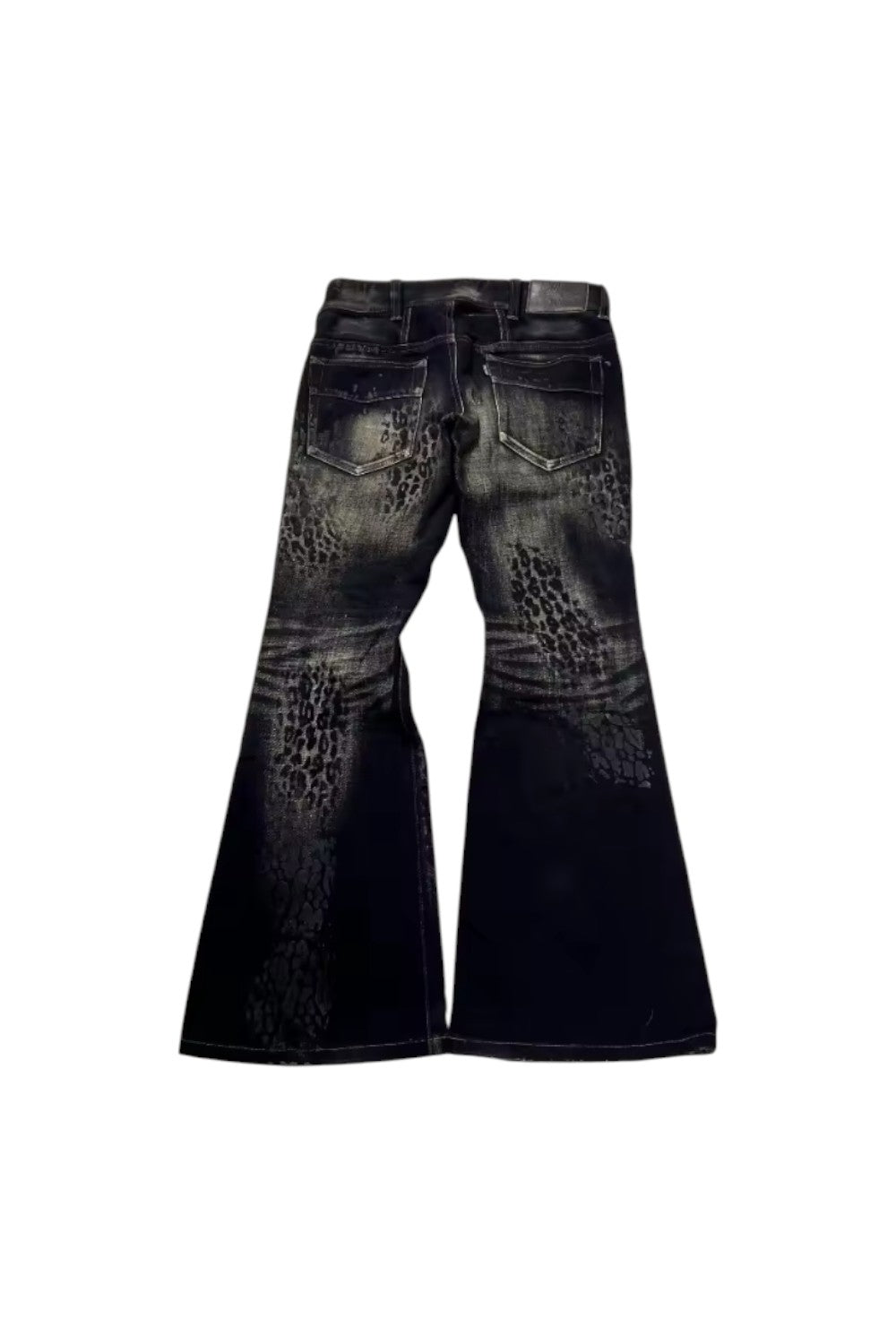 Black Y2K Flared Jeans