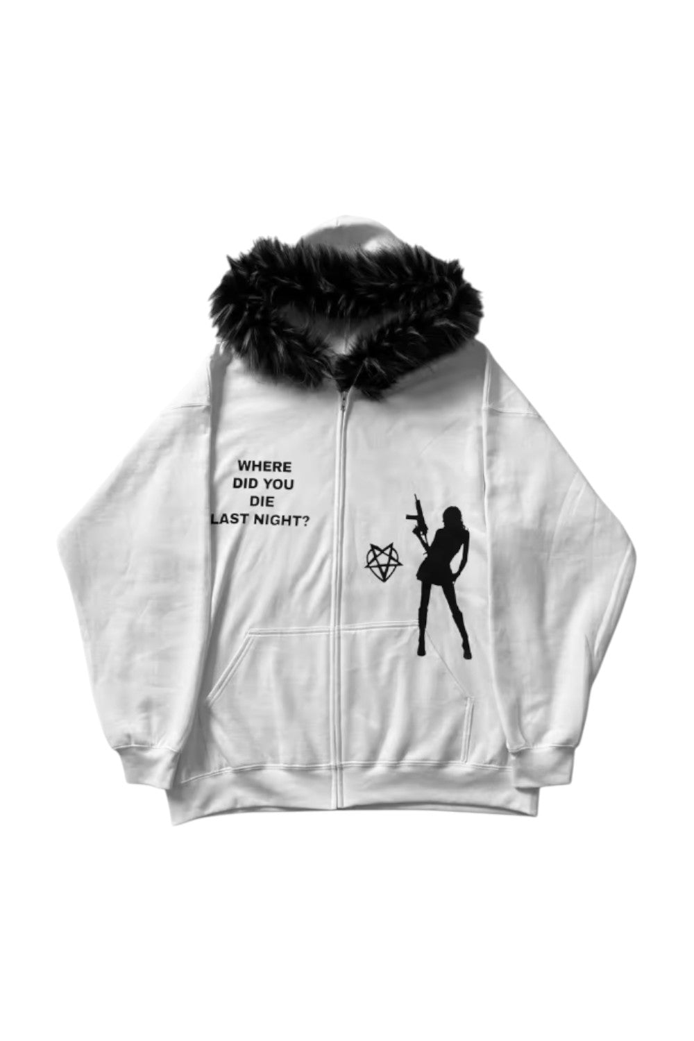 Y2k New White Retro Sweatshirt