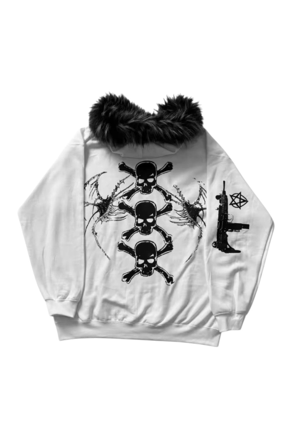 Y2k New White Retro Sweatshirt